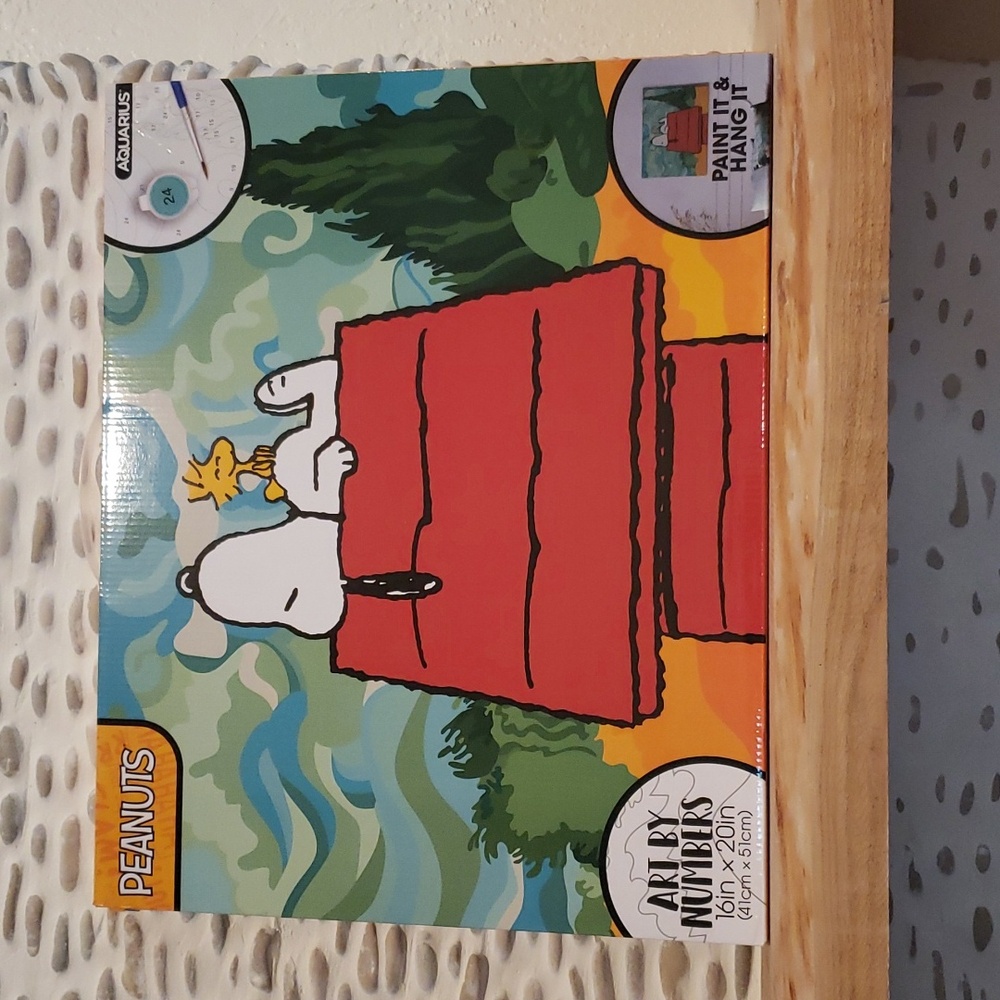 PEANUTS Snoopy and Woodstock Chill Art By The Numbers NEW